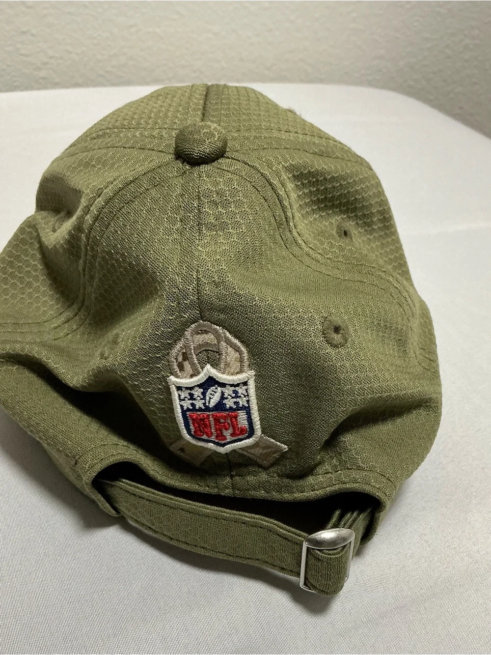 New Era 9twenty New Orleans saints Olive Green Fleur-de-Lis Military Patch Cap